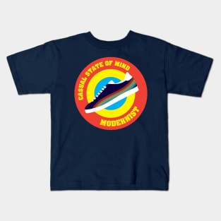 Modernist Wave Kick Kids T-Shirt